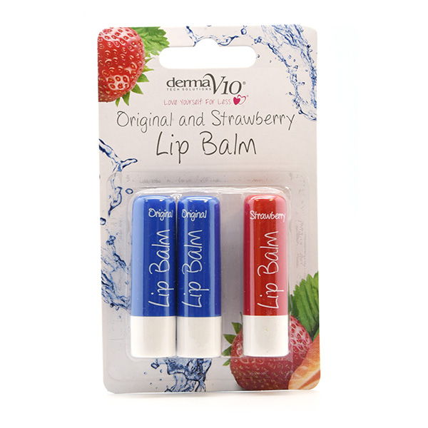 Original And Strawberry Lip Balm 3 X 4 8g Healthpoint